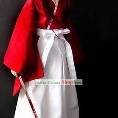 Traditional Japanese Kendoist Kimono Costumes Complete Set