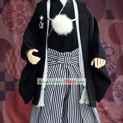 Ancient Japanese Samurai Costumes Complete Set for Men