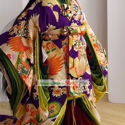 Ancient Japanese Emperor Costumes Complete Set for Men