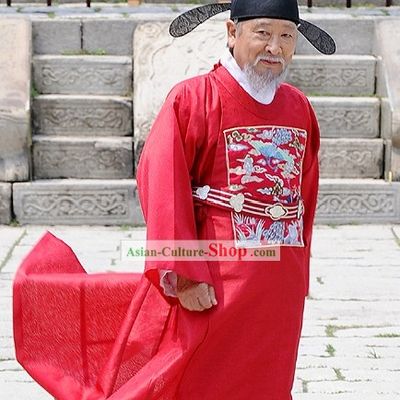 Ancient Korean Palace Official Costumes Complete Set