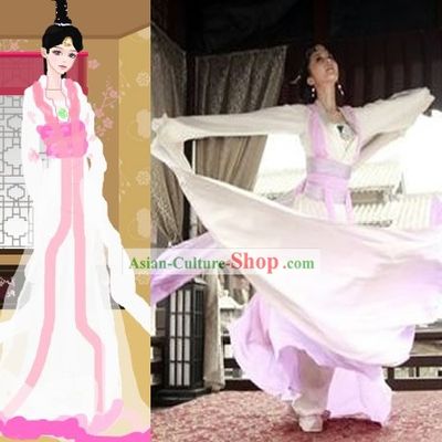 Chinese Qin Dynasty Silk Dance Costumes