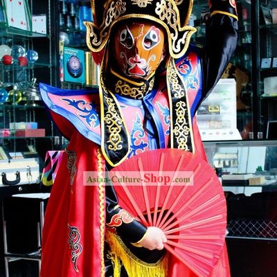 Chinese Fast Face Changing Masks Costumes Music CD and Teaching DVD Ccomplete Set