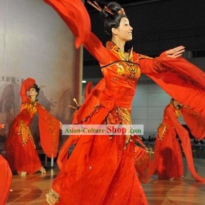 Ancient Xi Shi Palace Dance Costumes Complete Set