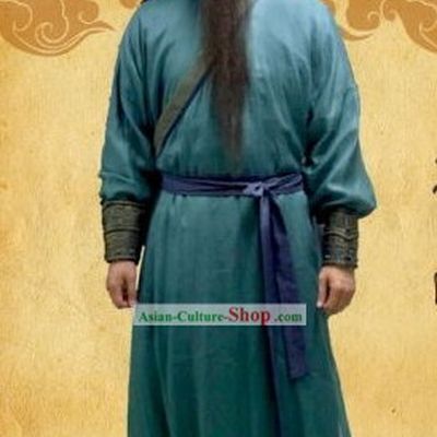 Ancient Chinese Fighter Kung Fu Men Costumes Full Set