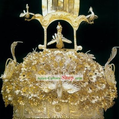 Chinese Miao Silver Large Coronet