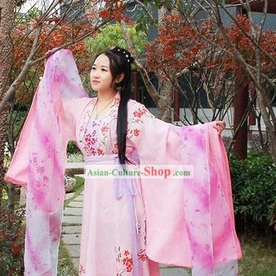 Hand Painted Genuine China Clothes Hanfu for Women