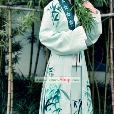 Hand Painted Ming Dynasty Hanfu Clothing for Women