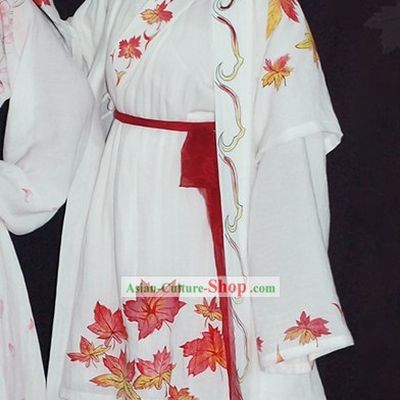 Traditional Chinese Hand Painted Hanfu Full Set