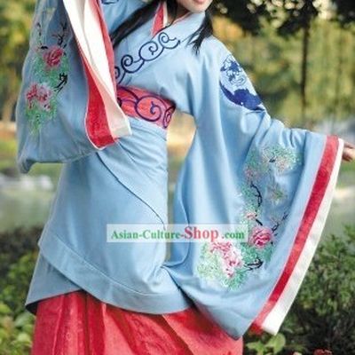 Ancient Chinese Female Hanfu Clothing Complete Set