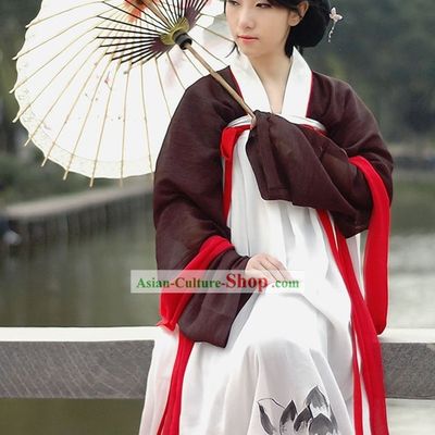 Traditional Chinese Tang Dynasty Clothing Full Set for Women