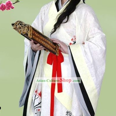Chinese Hand Painted Han Dynasty Clothing Full Set for Women