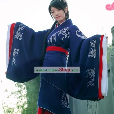 Ancient Han Dynasty Clothing Full Set for Women