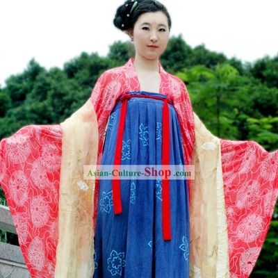 Chinese Hanfu Wedding Attire Complete Set for Women