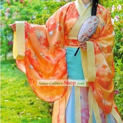 Han Chinese Dancer Costumes Full Set for Women