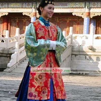 Chinese Ming Dynasty Princess Clothing Complete Set
