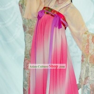 Ancient Chinese Beauty Female Dress Full Set