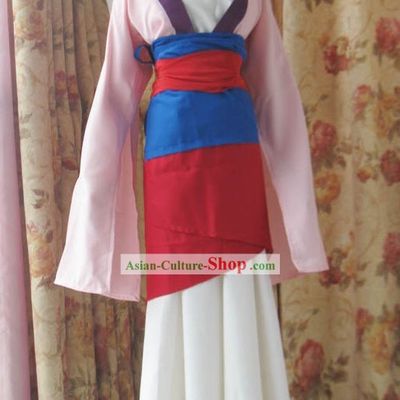Chinese Hua Mu Lan Cartoon Costumes