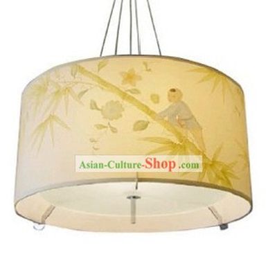 Hand Painted Chinese Silk Lantern