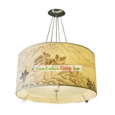 Hand Painted Chinese Silk Lantern