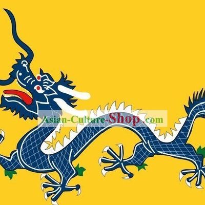 Custom Made Qing Dyansty Manchu Triangle Dragon Flag
