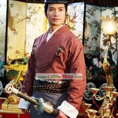 Ancient Chinese Palace Emperor Guard Costumes Complete Set