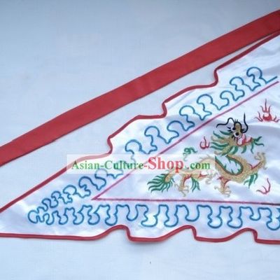 Traditional Chinese Embroidered Dragon Flag