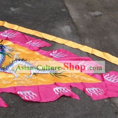 Traditional Chinese Embroidered Dragon Flag