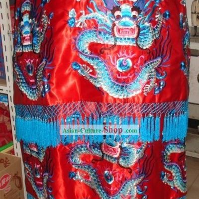 Large Chinese Dragon Umbrella Flag