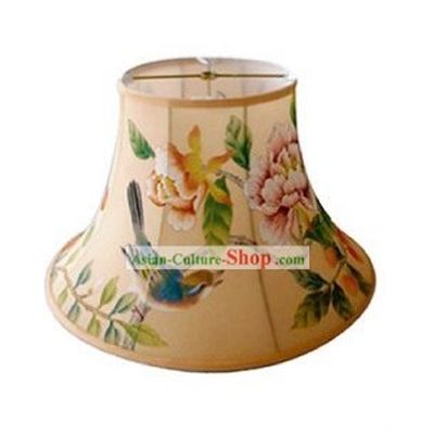 Traditional Chinese Hand Painted Silk Lampshade