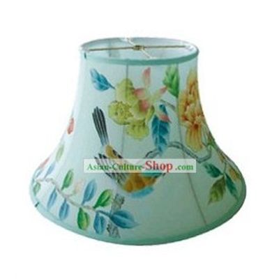 Traditional Chinese Hand Painted Silk Lampshade