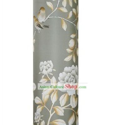 39 Inches High Chinese Hand Painted Floor Palace Lantern