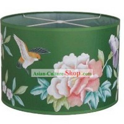 Traditional Chinese Hand Painted Silk Ceiling Lantern
