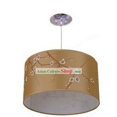 Chinese Classical Hand Painted Plum Blossom Silk Chandelier