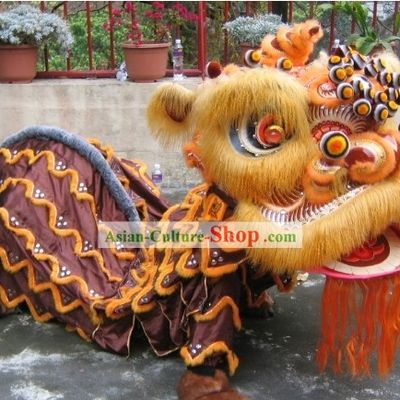 Chinese Classical Lion Dancing Costumes Complete Set