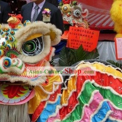 Handmade FUT SAN Southern Celebration Lion Dance Costumes Complete Set