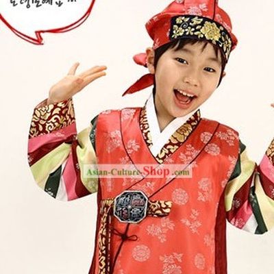 Traditional Korean Hanbok Hat for Boy