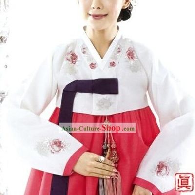 Traditional Korean Female Hanbok Clothes
