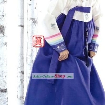 Traditional Korean Women Hanbok Clothing Complete Set
