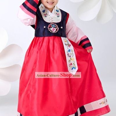 Traditional Korean Children Girl Birday Hanbok