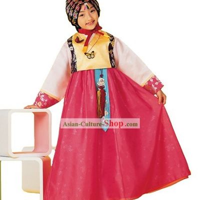 Traditional Korean Hanbok Everyday's Wear Clothing for Kids