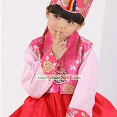 Traditional Korean Birthday Ceremony Hanbok for Kids