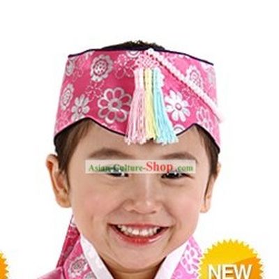 Traditional Korean Hanbok Hat for Girls