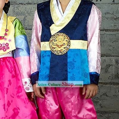 Traditional Korean Children National Costumes for Boys