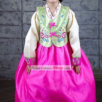 Traditional Korean Hanbok Suit for Girls