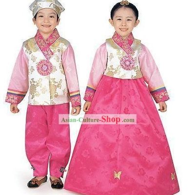 Traditional Korean Children Hanbok 2 Sets