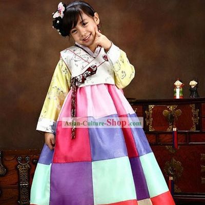 Traditional Korean Costumes for Children