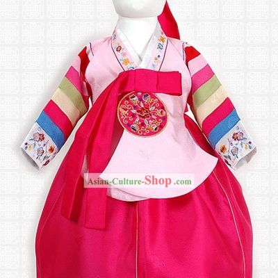 Traditional Korean Ceremonial Clothing for Kids