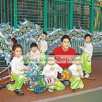Luminous Chinese Dragon Dancing Costumes for Children