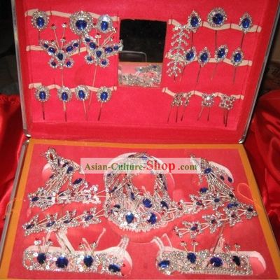 Traditional Chinese Opera Dan Qingyi Headpiece Set