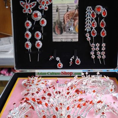 Peking Opera Dan Qingyi Headpiece Set for Women